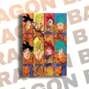 Dragon Ball Z Goku Super Saiyan Metal Poster - A4