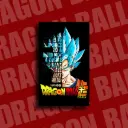 Dragon Ball Z Goku Ultimate Power Metal Poster - A4