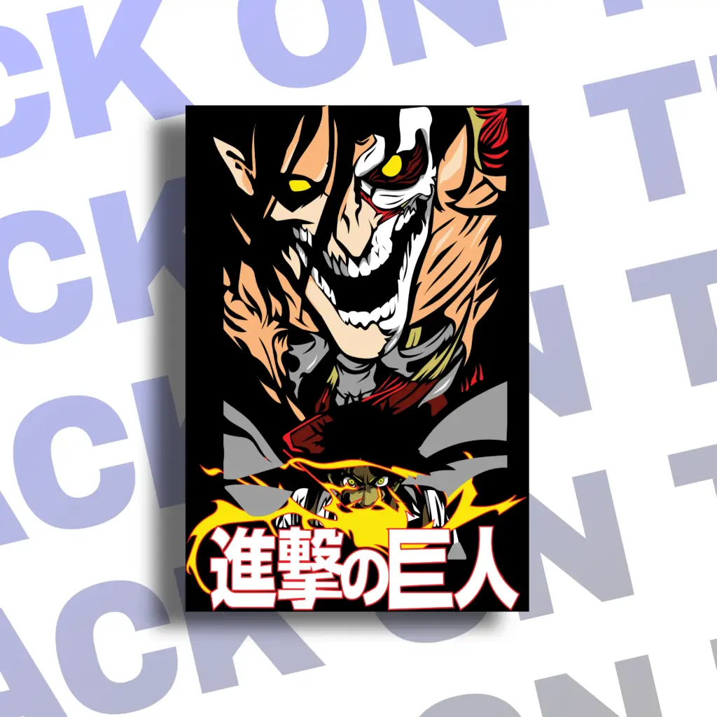 Attack on Titan Metal Poster - A4