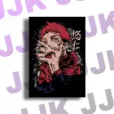 Jujutsu Kaisen Yuji Metal Poster - A4