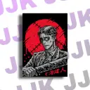 JJK Kento Nanami Metal Poster – A4 Size