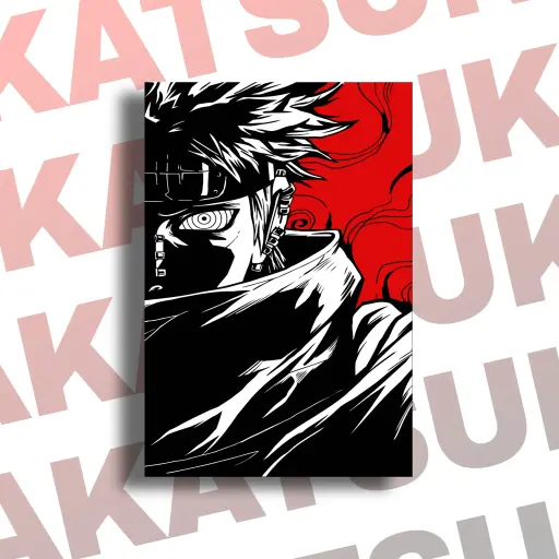 [MP-002] Pain Akatsuki Metal Poster - A4 Size Metal Print