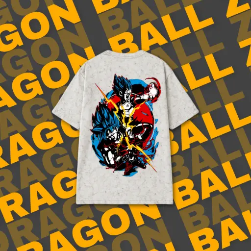 [WH-DB-001] Goku & Vegeta Oversized T-Shirt